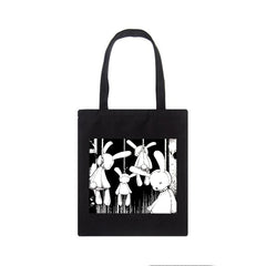 Gothic Rabbit Canvas Bag Harajuku Totes Punk Shoulder Bag