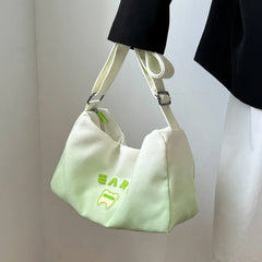 Women Canvas Tote Bag Large Shoulder Shopper Crossbody Handbag