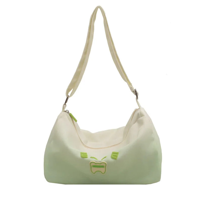 Women Canvas Tote Bag Large Shoulder Shopper Crossbody Handbag