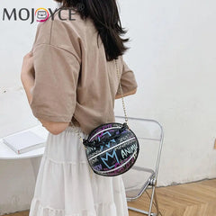 Women Graffiti Chain Bags Mini Shoulder Bags for Women