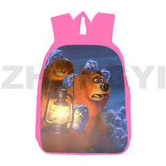 Grizzy and The Lemmings 3D Backpacks for Girls 12/16 Inch
