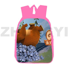 Grizzy and The Lemmings 3D Backpacks for Girls 12/16 Inch
