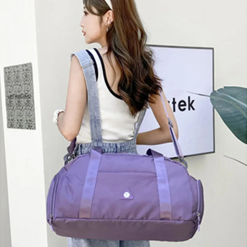 Women Gym Bag Fitness Workout Sports Shoulder Crossbody Yoga Travel Bag