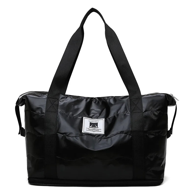 Women Gym Bag Sports Fitness Handbag Training Bags For Shoes Travel Dry And Wet