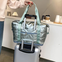 Women Gym Bag Sports Fitness Handbag Training Bags For Shoes Travel Dry And Wet