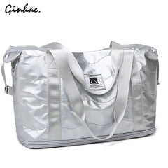 Women Gym Bag Sports Fitness Handbag Training Bags For Shoes Travel Dry And Wet