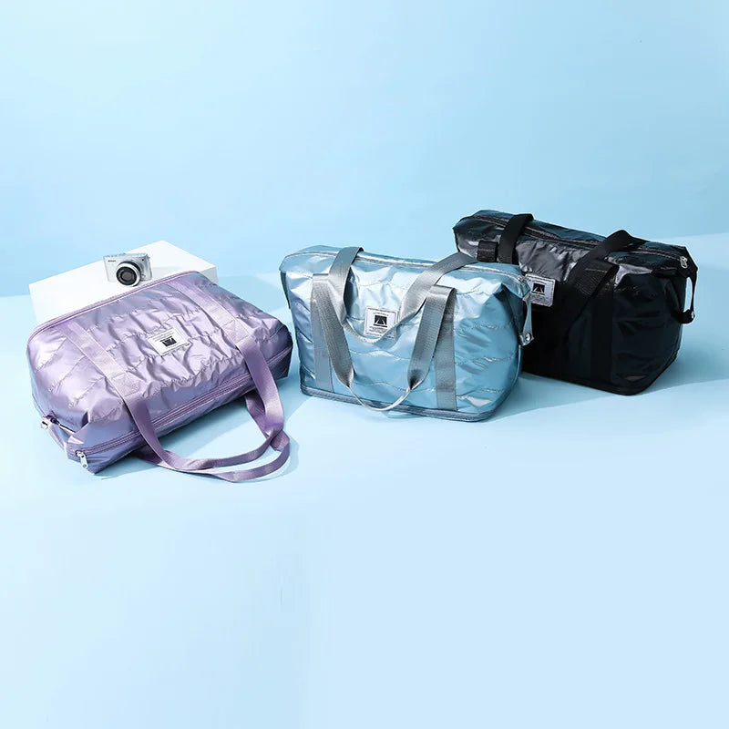Women Gym Bag Sports Fitness Handbag Training Bags For Shoes Travel Dry And Wet
