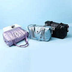 Women Gym Bag Sports Fitness Handbag Training Bags For Shoes Travel Dry And Wet