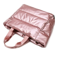 Women Gym Sports Bag Waterproof Yoga Mat Pink Duffle Bags for Sport Fitness