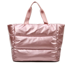 Women Gym Sports Bag Waterproof Yoga Mat Pink Duffle Bags for Sport Fitness