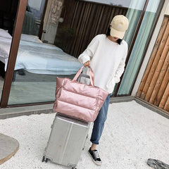Women Gym Sports Bag Waterproof Yoga Mat Organizer Weekend Travel Duffle Bags