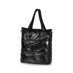 Winter Space Cotton Handbag Shoulder Bag Down Female Warm Tote Clutches