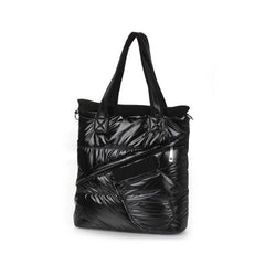 Winter Space Cotton Handbag Shoulder Bag Down Female Warm Tote Clutches
