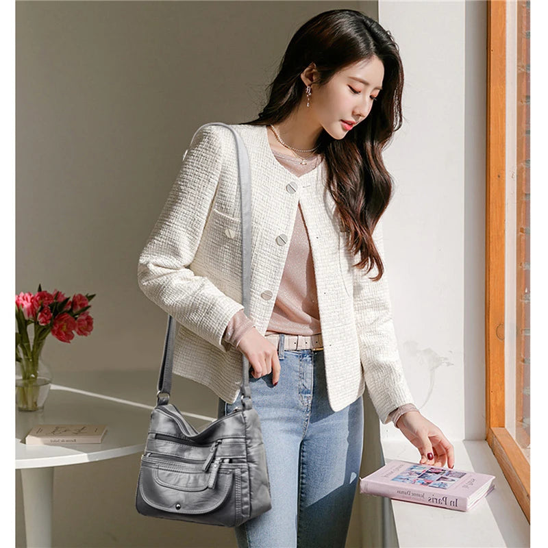 Europe Style Casual Shoulder Bag Large-capacity Tide Package