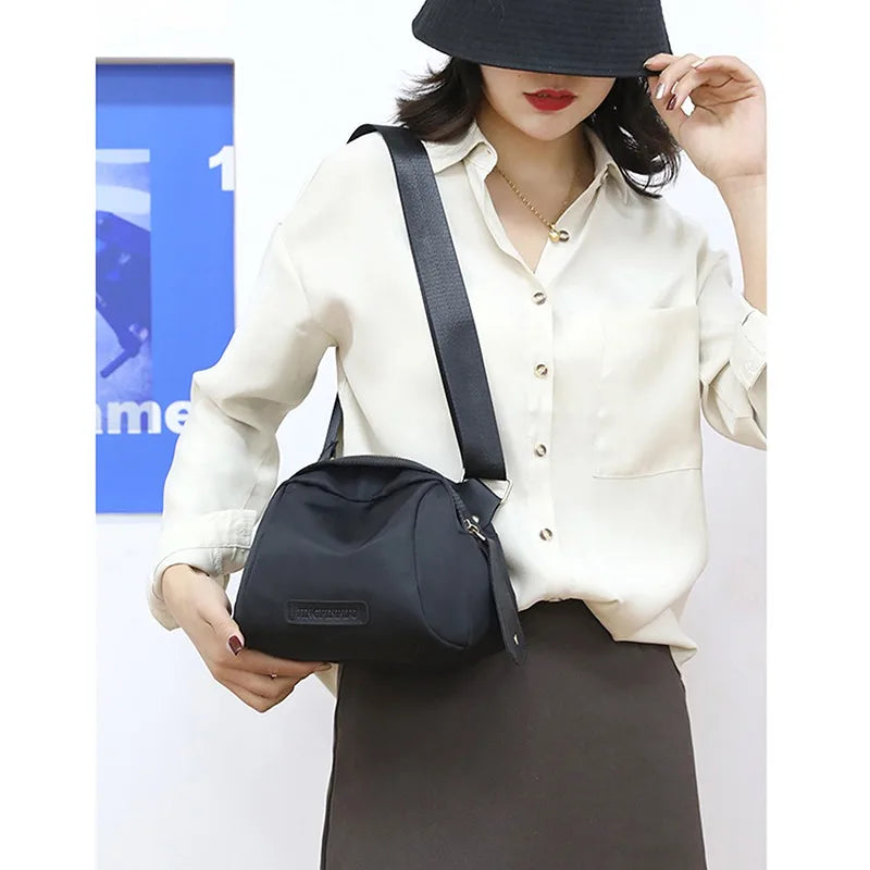 Women Oxford Messenger Bag Waterproof Diagonal Shoulder Bag