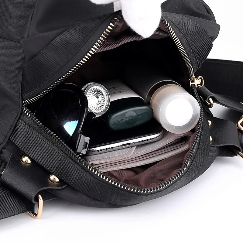 Women Oxford Messenger Bag Waterproof Diagonal Shoulder Bag