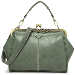 Retro PU Leather Shoulder Bag Women Messenger Bags XKX04
