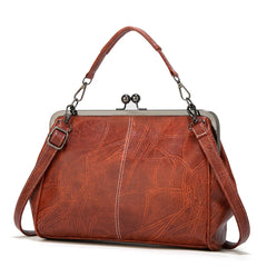 Retro PU Leather Shoulder Bag Women Messenger Bags XKX04