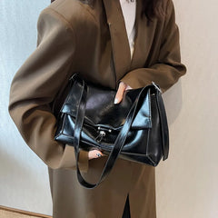 High Pu Leather Women Shoulder Bag Casual Tote Bags