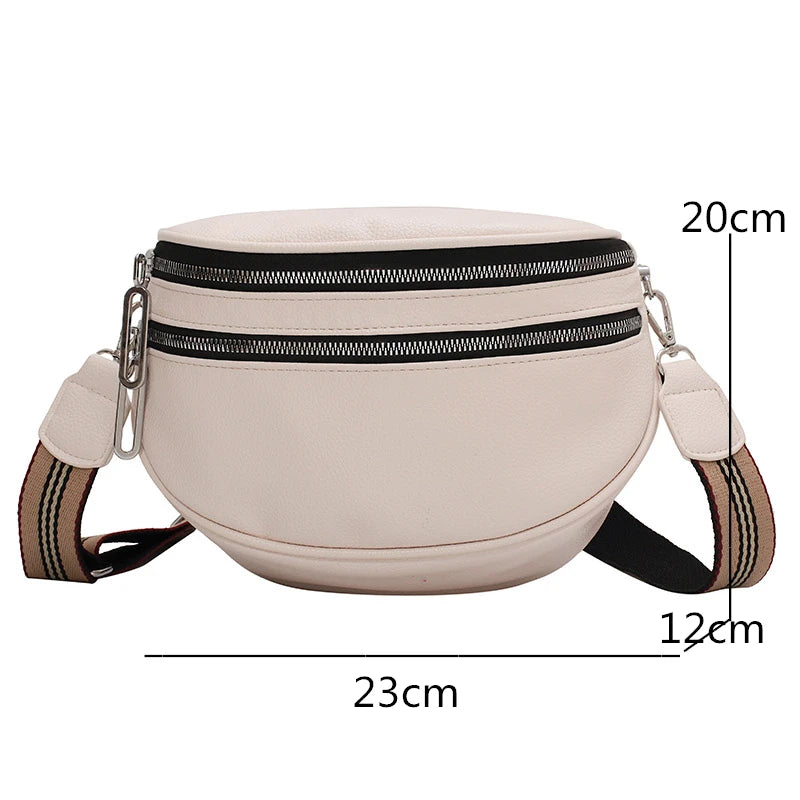 Women Handbag Soft PU Leather Tote Shoulder Messenger Bag