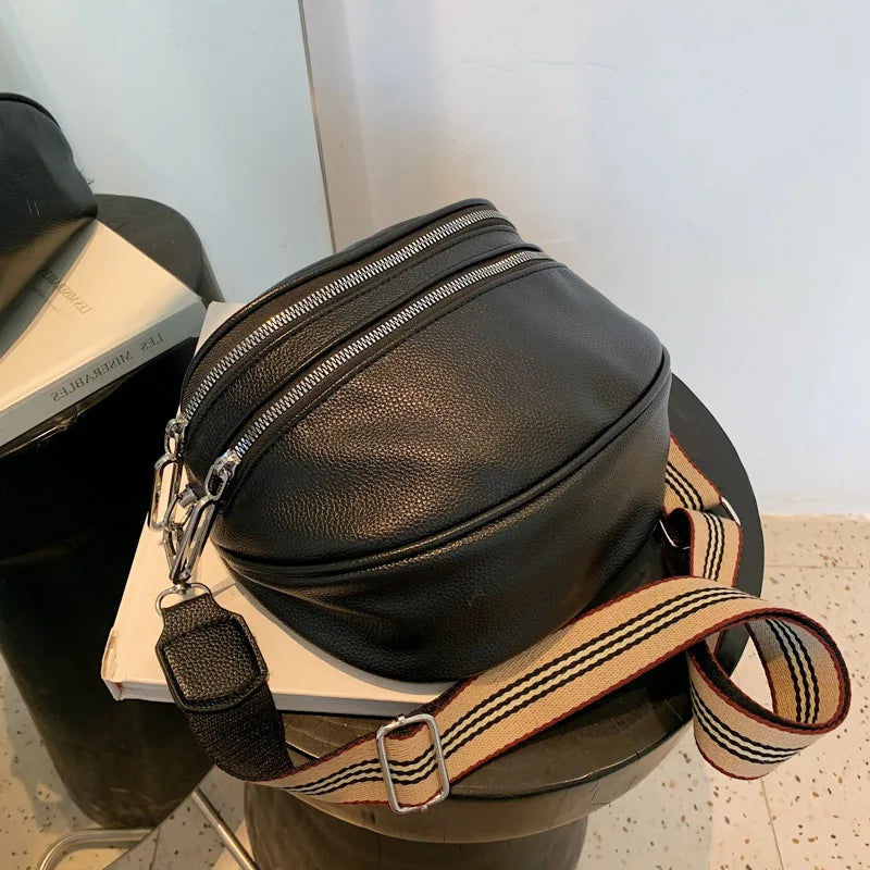 Women Handbag Soft PU Leather Tote Shoulder Messenger Bag