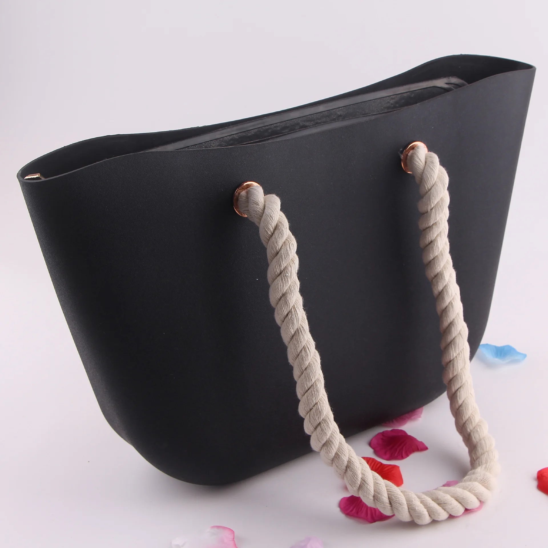 Women Jelly Handbag One-shoulder Beach Bag