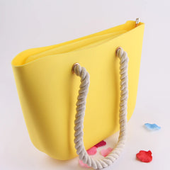 Women Jelly Handbag One-shoulder Beach Bag