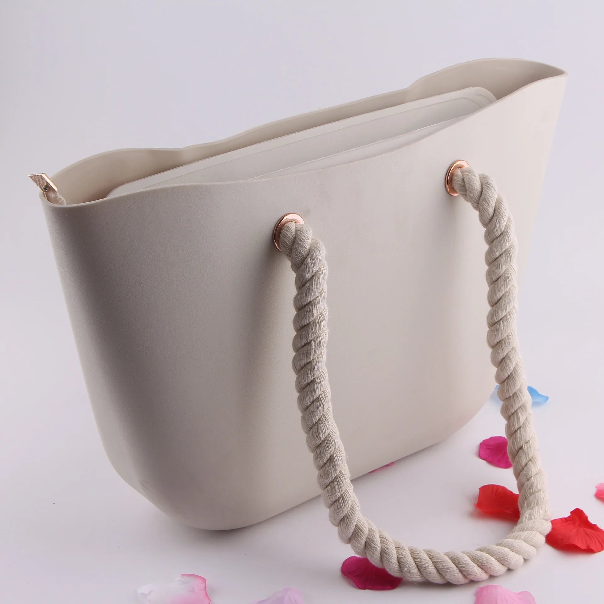 Women Jelly Handbag One-shoulder Beach Bag