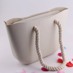 Women Jelly Handbag One-shoulder Beach Bag