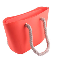 Women Jelly Handbag One-shoulder Beach Bag