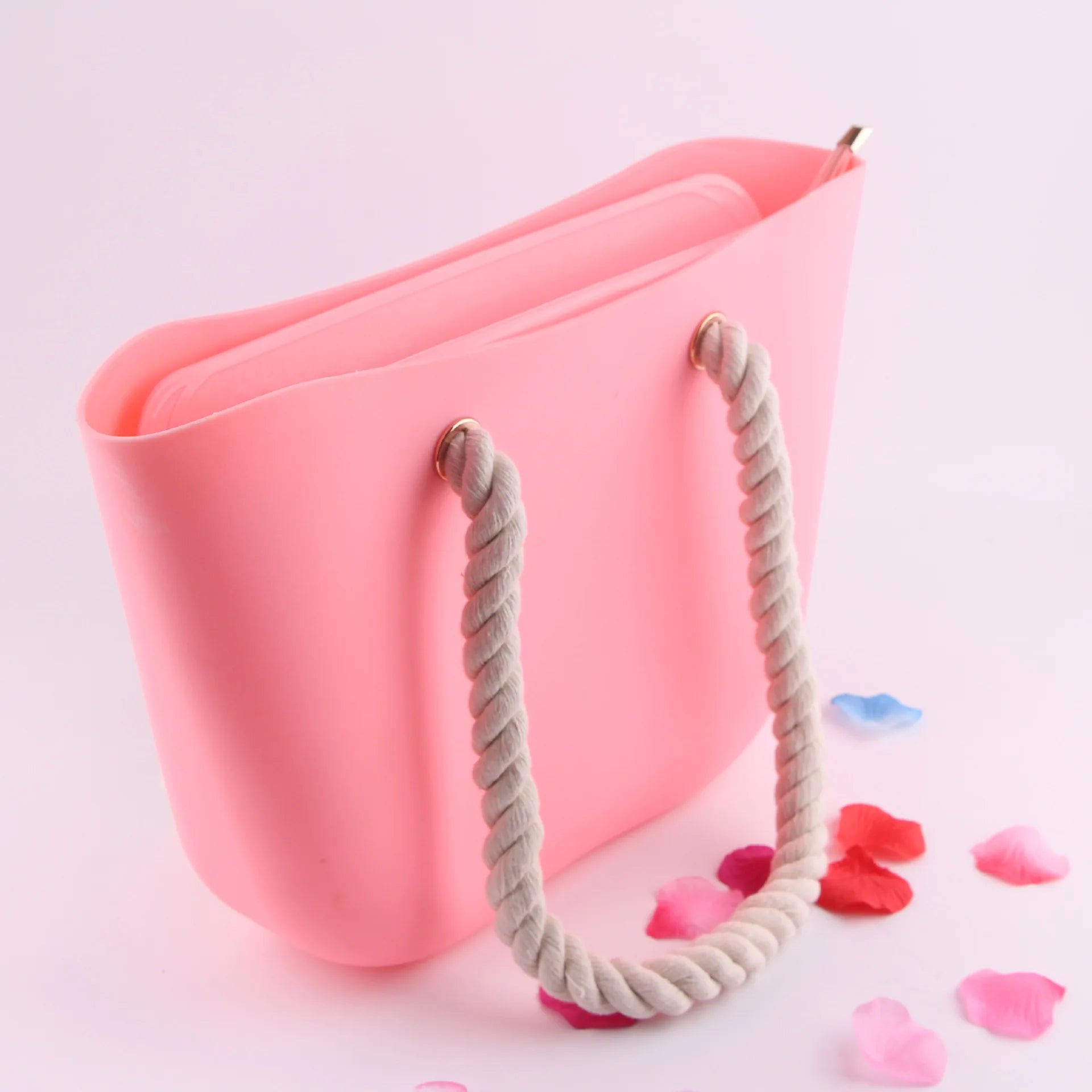 Women Jelly Handbag One-shoulder Beach Bag