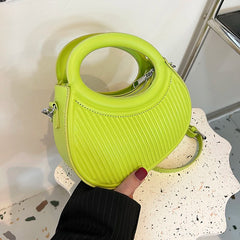 Women Chain Leather Shoulder Bag Crossbody Clutch Tote Messenger Bag