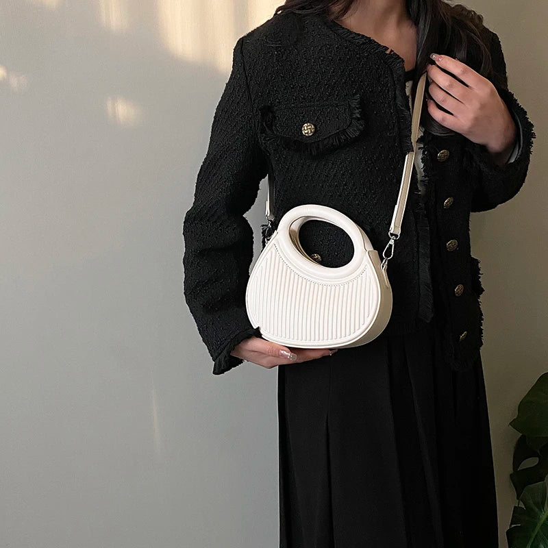 Women Chain Leather Shoulder Bag Crossbody Clutch Tote Messenger Bag
