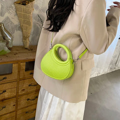 Women Chain Leather Shoulder Bag Crossbody Clutch Tote Messenger Bag