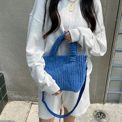 Plush Mini Bag Women Handbag Small Tote Shoulder Messenger Bag