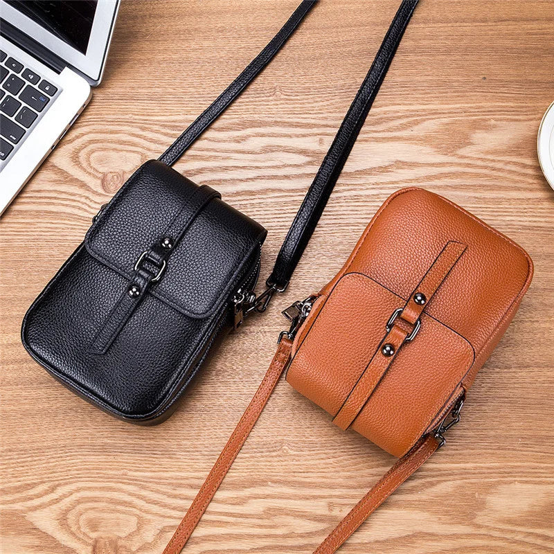 Women Handbag Phone Purse Lady Mini Messenger Bag Leather Shoulder Bags