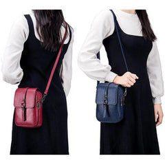 Women Handbag Phone Purse Lady Mini Messenger Bag Leather Shoulder Bags