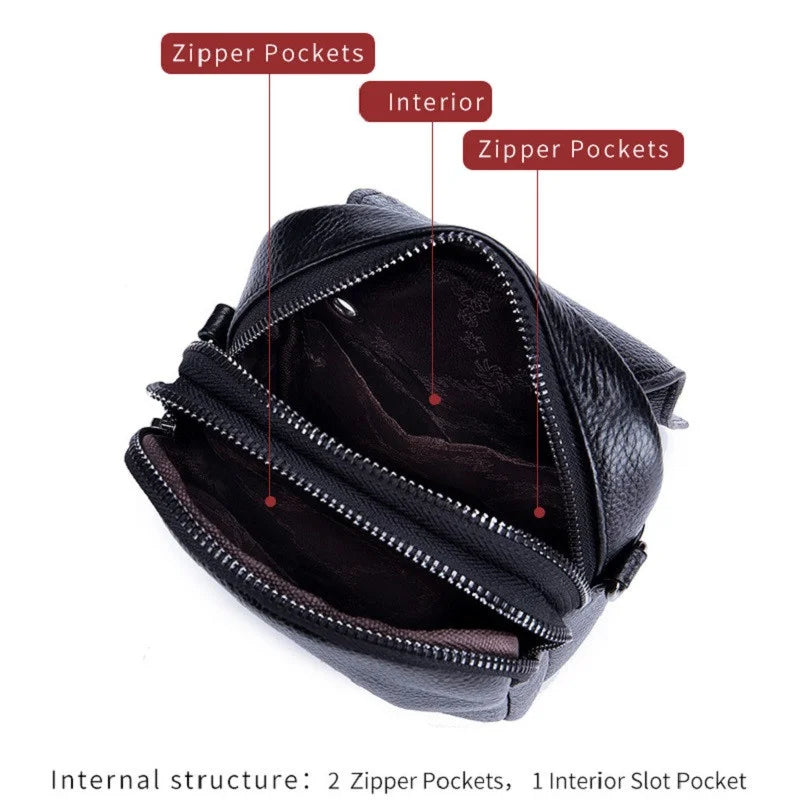 Women Handbag Phone Purse Lady Mini Messenger Bag Leather Shoulder Bags