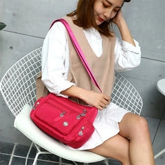 Women Handbag Shoulder Bag Female CrossBody Bag Messenger Bag Nylon Waterproof