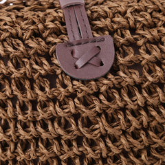 Straw Weave Tote Purse Lady Beach Hobo Bag