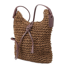 Straw Weave Tote Purse Lady Beach Hobo Bag
