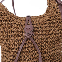 Straw Weave Tote Purse Lady Beach Hobo Bag