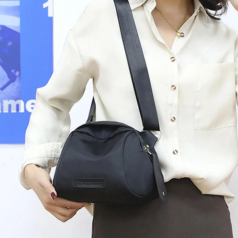 Women Small Oxford Messenger Bag Waterproof Crossbody Diagonal Purse