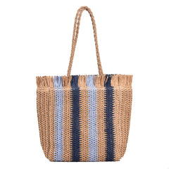 Summer Beach Woven Tote Shoulder Bag