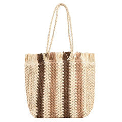 Summer Beach Woven Tote Shoulder Bag