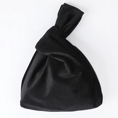 Vintage Velvet Handbag Silk Satin Tote Bag All Match Travel Bags