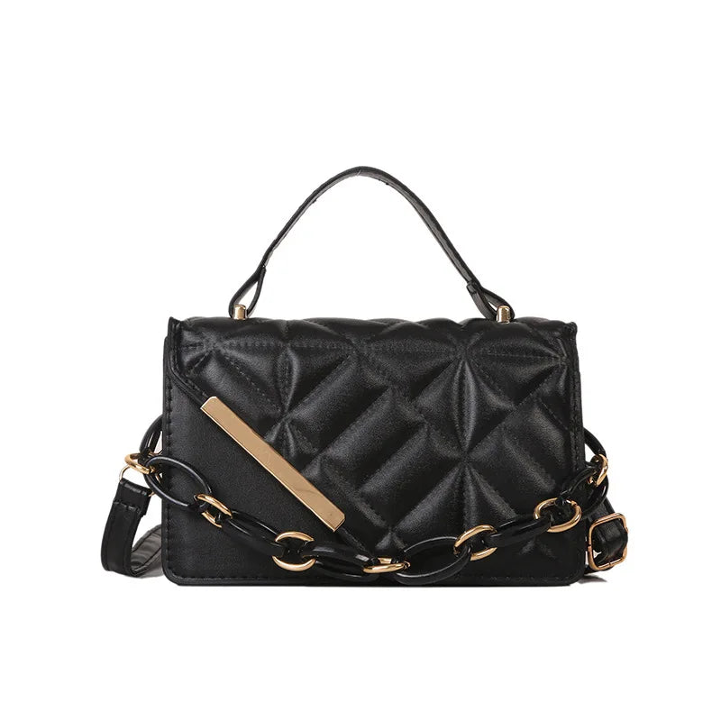 Diamond Embroidered Shoulder Bag Chain Decoration Crossbody Bag