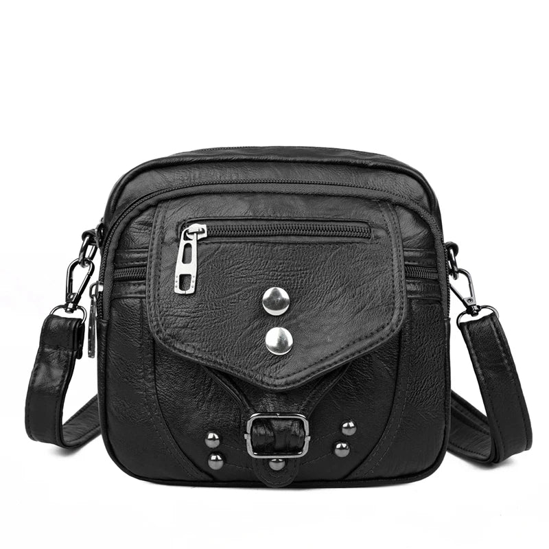 Vintage Crossbody Bag PU Leather Handbags for Women