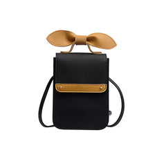 Women Handbags Bow Decoration Mobile Phone Bags Female Crossbody Purse