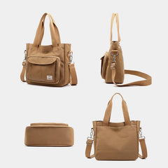 Women Canvas Crossbody Bag Nylon Shoulder Tote Lady Messenger Bags